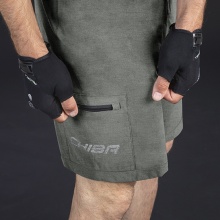 Chiba Cycling Shorts Baggy Pants short with inner shorts and seat cushion anthracite grey/black Men